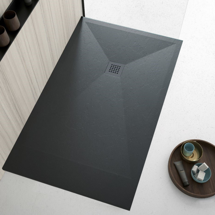 Anthracite Shower Tray 1600 x 900